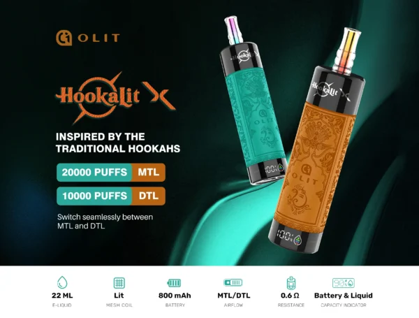 HOOKALIT X 20000 Puffs 1 měřítko