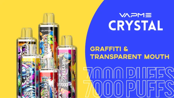 Vapme Crystal 7000 Puffs 1 в масштабе