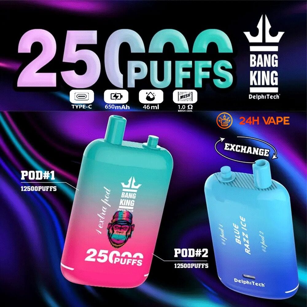 Miks on Bang King 25000 Puffs parim valik vapi hulgimüügitellimuste jaoks?