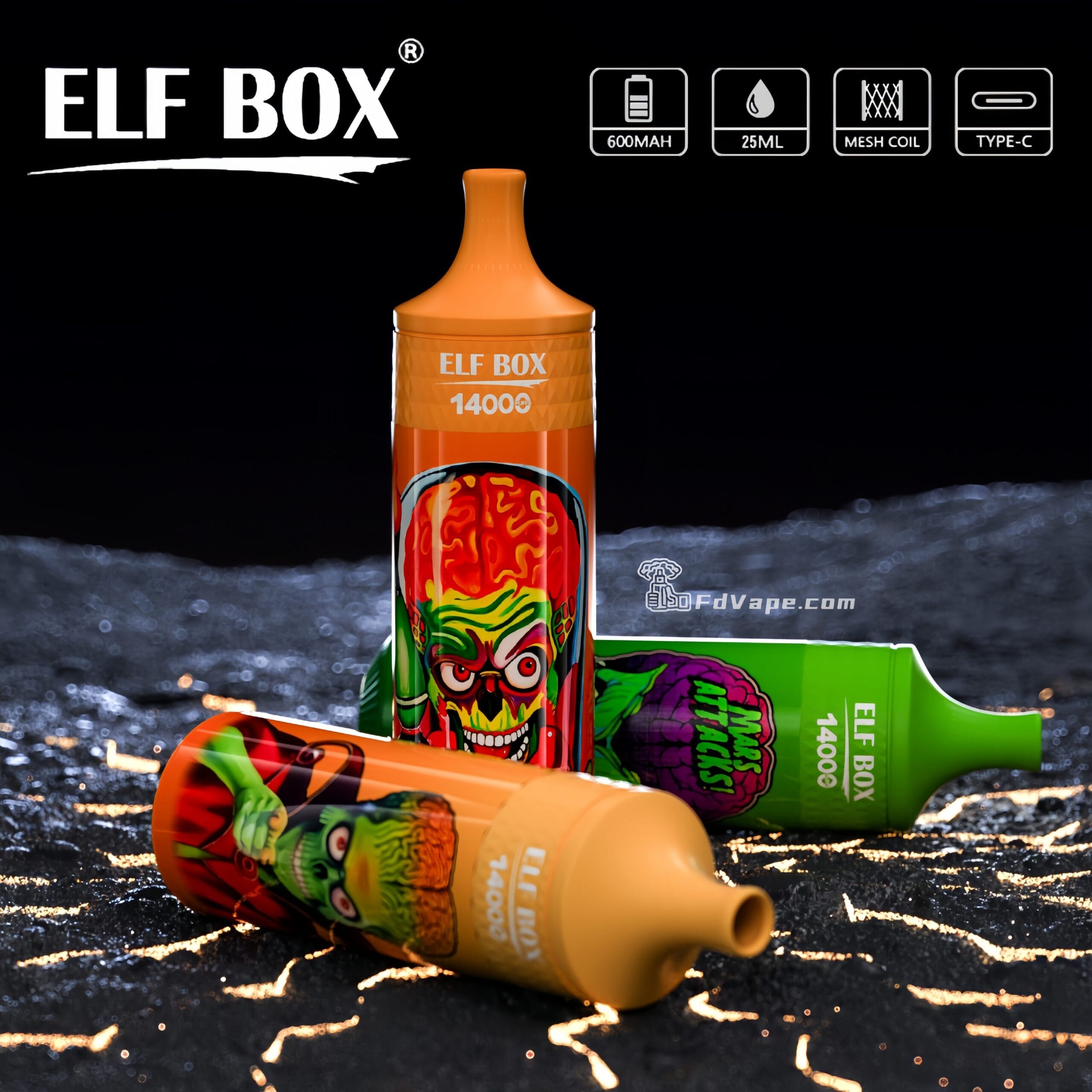 Pourquoi Elf Box RGB 14000 Puffs est parfaite pour les magasins de vapotage européens