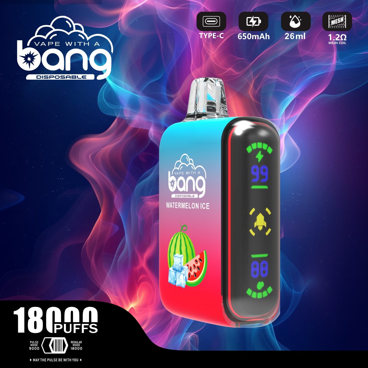 Best Rechargeable Vapes: Bang Rocket 18000 Puffs Review