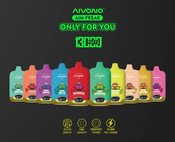 Comment recharger votre vape AIVONO AIM FREAK 13000 Puffs